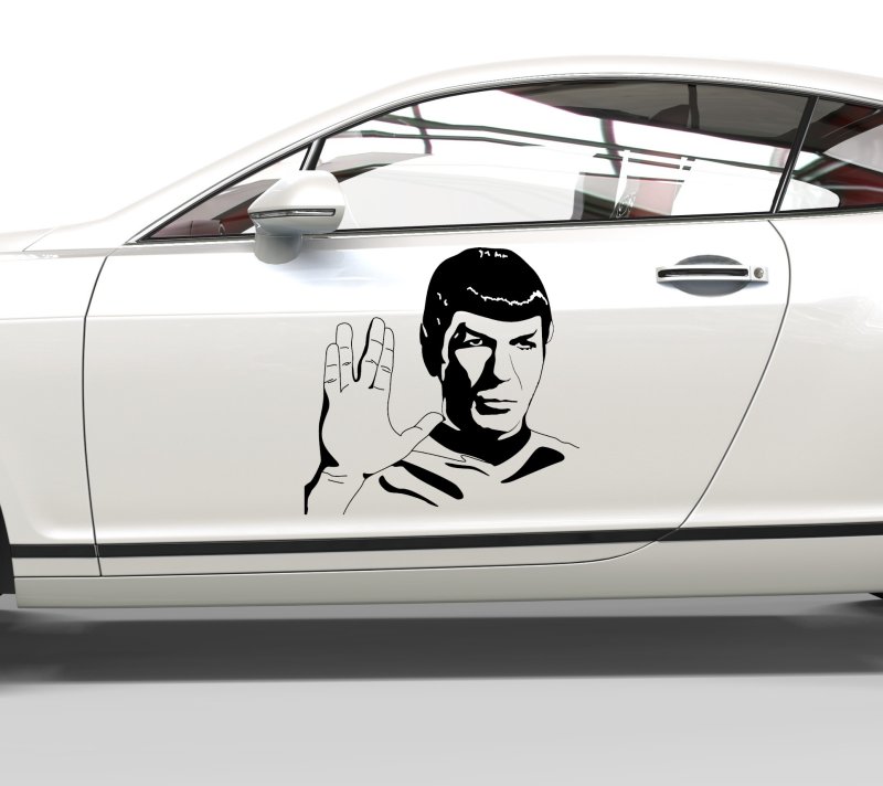 37124 Aufkleber Star Trek Enterprise - Commander Spock